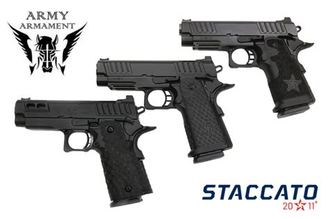 Army Armament Staccato Sti ガスブロ ハンドガン各種が入荷！