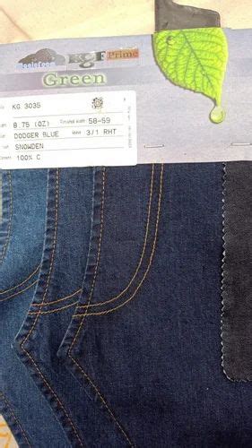 100 Cotton Denim Fabric At 128 Meter Cotton Polyester Denim Fabric