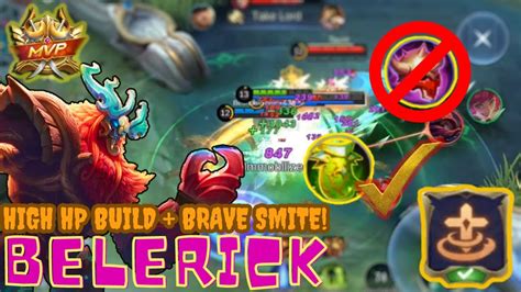 ENEMY MANIAC NO PROBLEM BELERICK HIGH HP BUILD IS OP BELERICK BRAVE