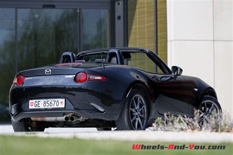 Essai Mazda MX 5 SKYACTIV G 184 MT Light Sea Sun And Fun Wheels