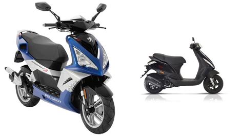 Motorrad Vergleich Peugeot Speedfight 3 LR 2009 Vs Piaggio ZIP 50 2021