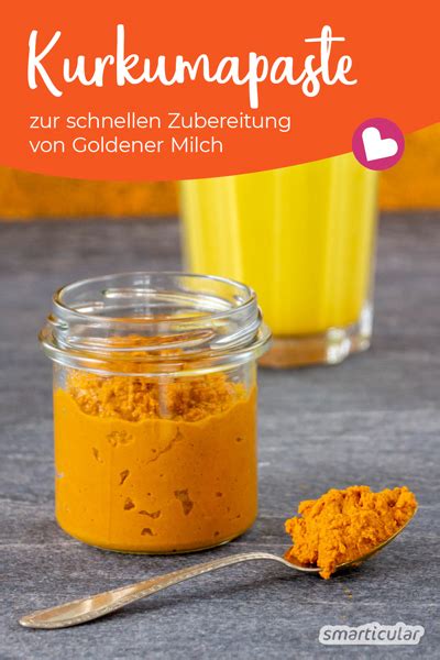 Kurkumapaste selber machen auf Vorrat Rezept für Goldene Milch