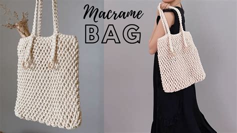 Macrame Tote Bag Tutorial Atelier Yuwa Ciao Jp