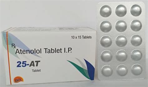 Atenolol Tablet 25mg Packaging Size 10x15 At Best Price In Mohali