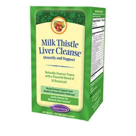 Natures Secret Milk Thistle Liver Cleanse 60 Tabs