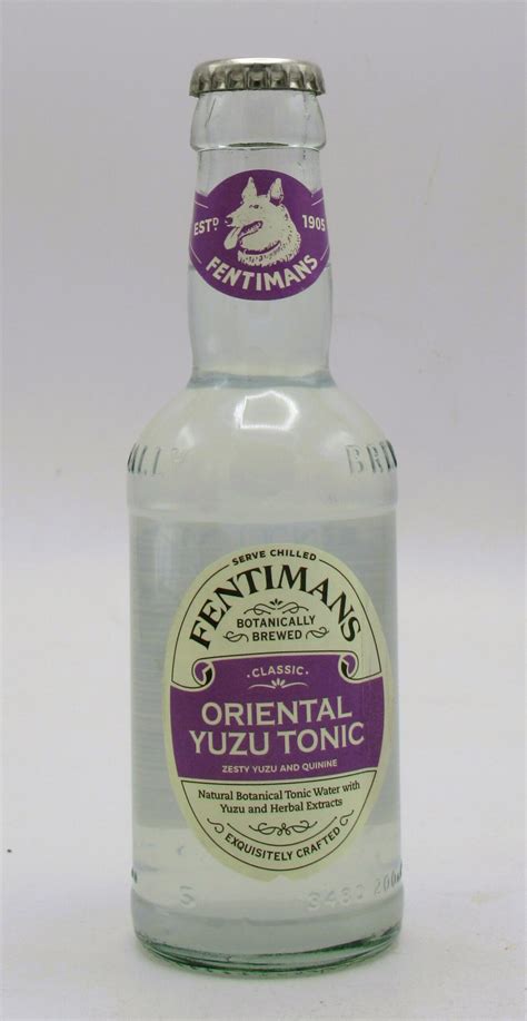 Tonic Water Oriental Yuzu Fentimans 20cl La Cave Saint Vincent