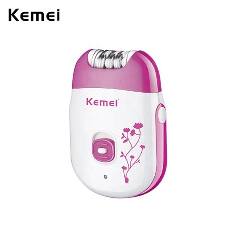 Kemei Portable Epilator Women 2 In 1 Hair Removal Electric Cordless