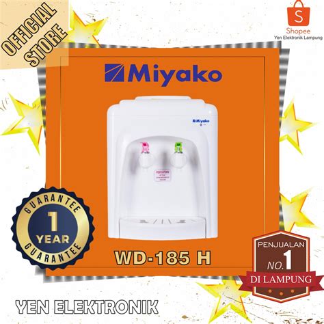 Jual WD 185 H Miyako Dispenser Air Panas Dan Normal Garansi Resmi