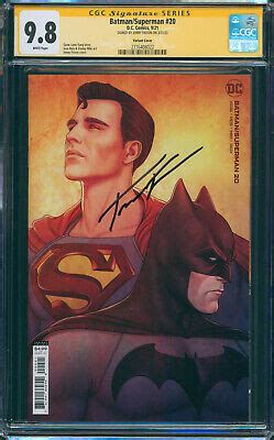 Batman Superman 20 Variant CGC 9 8 SS Signed By Jenny Frison EBay