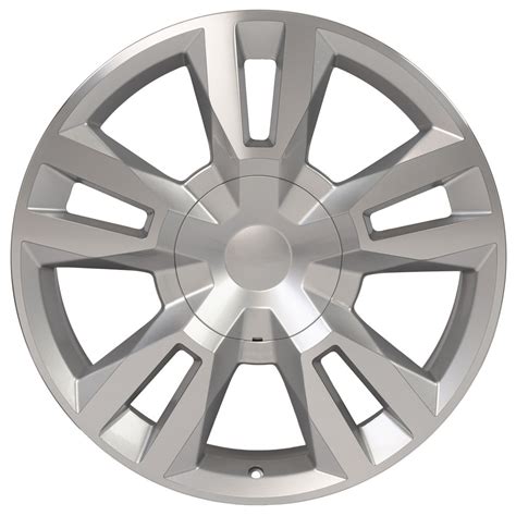 22 Fits Chevy Tahoe Suburban Silver Machined Face RST Rally Wheels