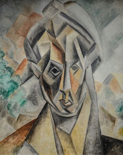 Pablo Picasso Portrait Of Fernande Olivier 1909 At Städel Art Museum Frankfurt Germany