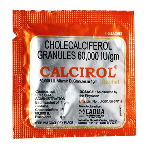 Buy Calcirol Iu Granules Gm Online Price Uses Side Effects