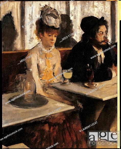 The Absinthe Absinthe Drinker By Edgar Degas Th Century Oil