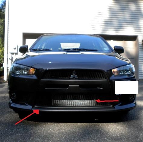 Front Grill Mesh Bumper Replacement Evolutionm Mitsubishi Lancer