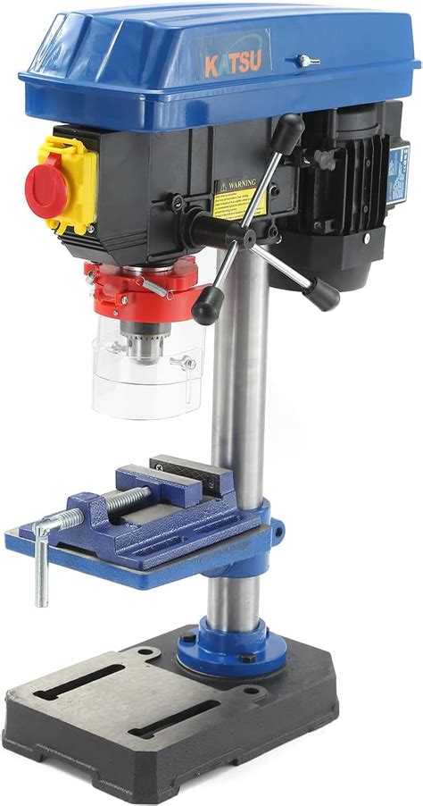 KATSU Tools Industrial Bench Pillar Drill Press 375W 13mm Chuck 5