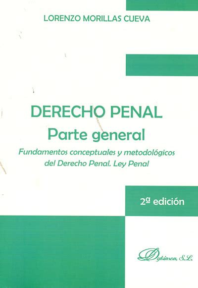 Derecho Penal Parte General Fundamentos Conceptuales Y Metodológicos