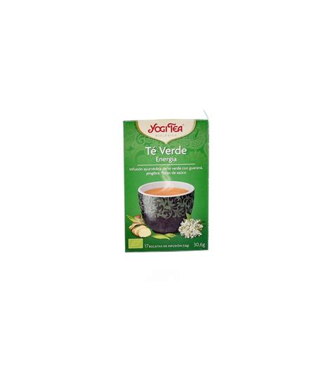 YOGI TEA TÉ VERDE ENERGÍA BIO 17 BOLSITAS Herbolario Natur Go