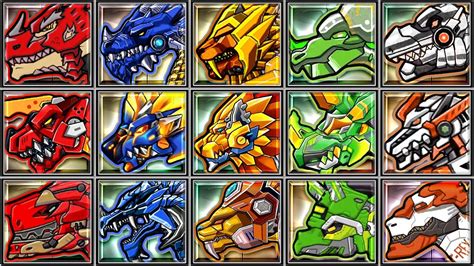 Mecha Colosseum Dino Robot Corps T Rex Dragon Styracosaur