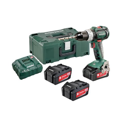 Аккумуляторный шуруповерт Metabo BS 18 LT BL SET, 3 акб 18 В Li-Power 4 ...