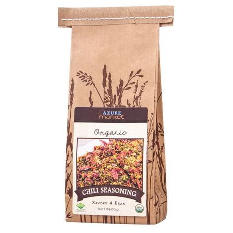 Azure Market Organics Savory 4 Bean Chili Soup Seasoning Organic