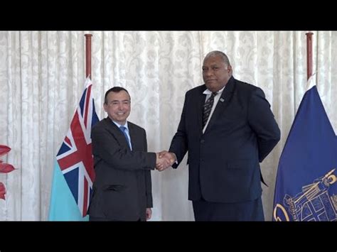 Fijian President Receives The Presentation Of Credential By The