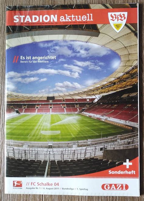 Programm Bundesliga Vfb Stuttgart Fc Schalke Ebay