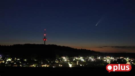 Komet Neowise über dem Kreis Neustadt Onetz