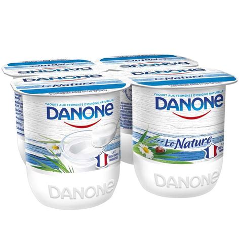 Yaourt Le Nature Danone 4 X 125 G Frichti Market Goodfood For