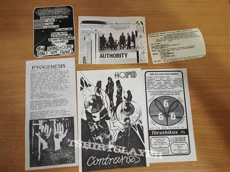 Incantation Metal Flyers From Early 90s Tshirtslayer Tshirt And