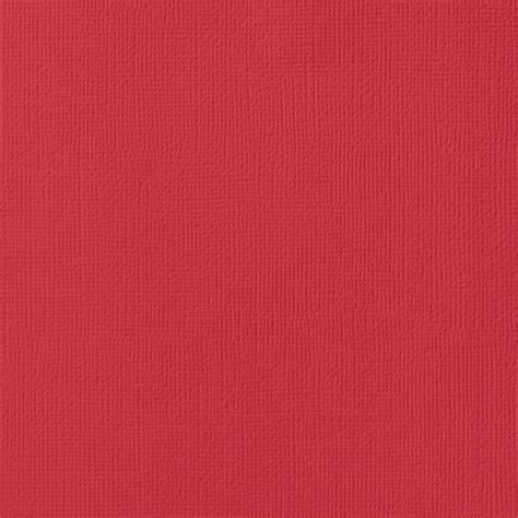 Crimson 12x12 Red Cardstock American Crafts Textured Scrapbook Paper