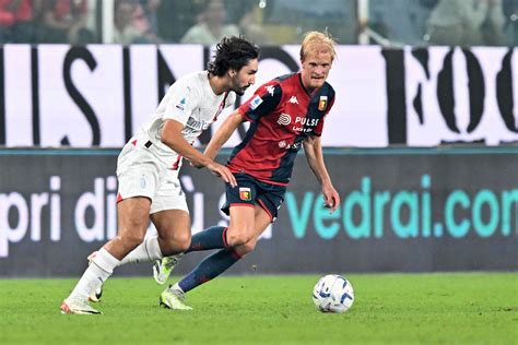 Il Milan Batte Con Un Gol Il Genoa A Marassi E Guadagna La Vetta Della