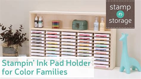 Stampin Ink Pad Holder For Color Families By Stamp N Storage YouTube