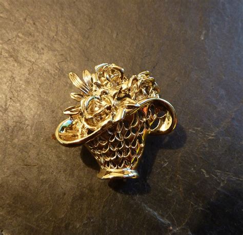 Vintage AJC Brooch By The American Jewelry Chain Company Etsy