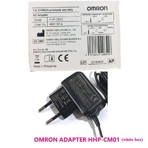 Original Omron Adapter S For Omron Blood Pressure Monitors Hhp Cm