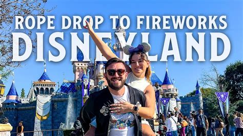 Rope Drop To Fireworks At Disneyland YouTube