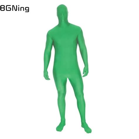 Skin Suit Photo Stretchy Body Green Screen Suit Video Chroma Key Tight