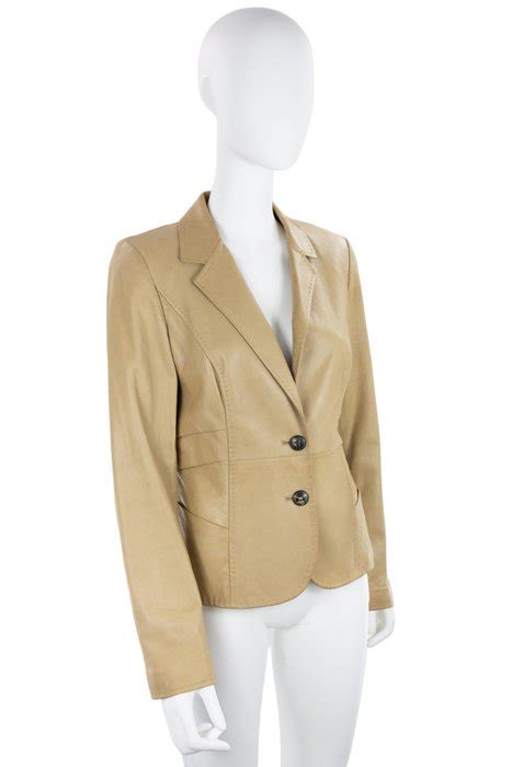 Escada - Leather jacket - Catawiki