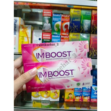 Jual IMBOOST STRIP ISI 10 TABLET MEMELIHARA DAYA TAHAN TUBUH Shopee