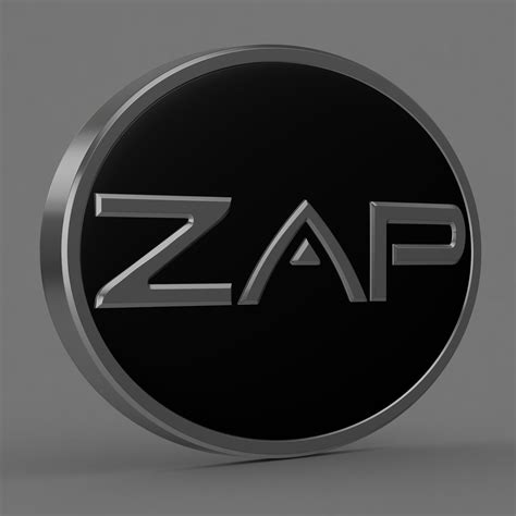 detailed zap logo 2 3D | CGTrader