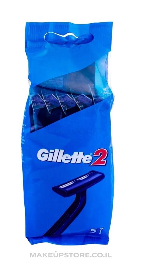 Makeupstore co il Gillette 2 סכיני גילוח חד פעמיים 5 יחידות