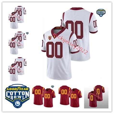 Custom Usc Trojans Football Jersey Korey Foreman Caleb Williams