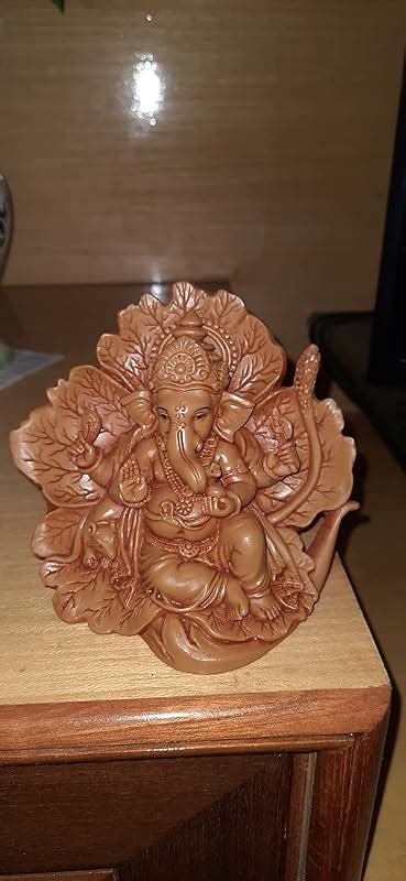 Ganesh Ganpati Bappa Shoeflower Idol Perfect For Puja Ghar Home