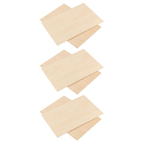 6 Pcs Handgefertigte Accessoires Unfertige Holzspäne Selber Machen eBay