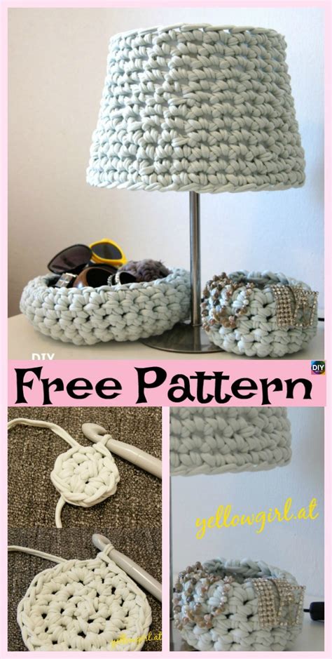 10 Beautiful Crochet Lampshade Free Pattern DIY 4 EVER