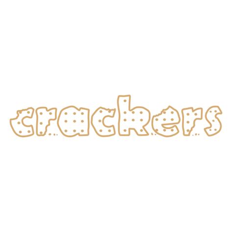 Crackers Label Stroke Png And Svg Design For T Shirts