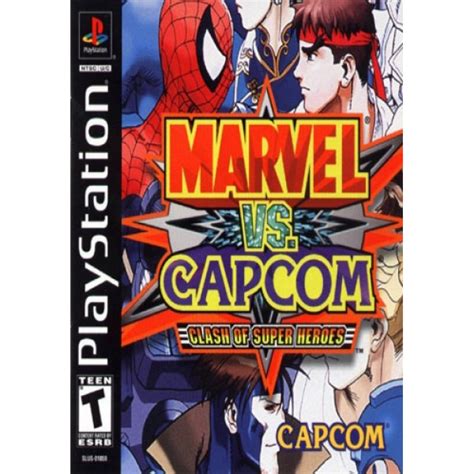 Ps1 Marvel Vs Capcom 1 Clash Of Super Heroes