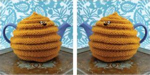 Fun Beehive Knitted Tea Cozy FREE Knitting Pattern