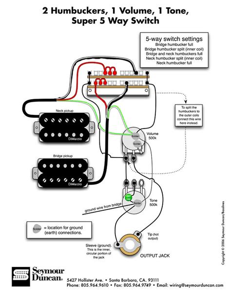 Dimarzio Pickups Wiring Diagrams Wiring Diagram