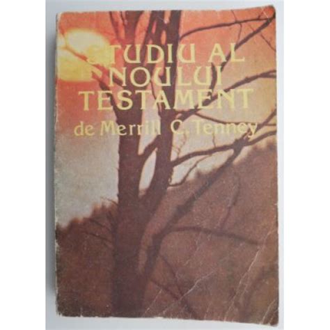 Studiu Al Noului Testament Merrill C Tenney