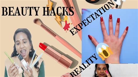 Testing Out Viral Beauty Hacks By 5 Minute Crafts Youtube